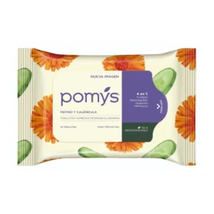 Toallitas Pomys Humedas Desmaquilladoras Pepino Y Calendula